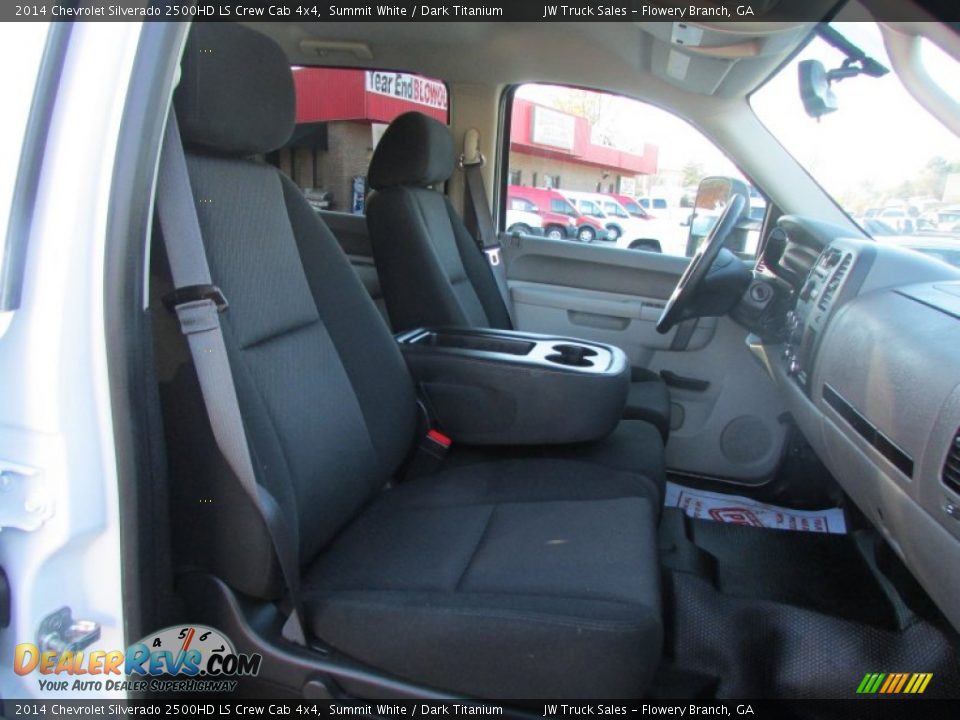 2014 Chevrolet Silverado 2500HD LS Crew Cab 4x4 Summit White / Dark Titanium Photo #15