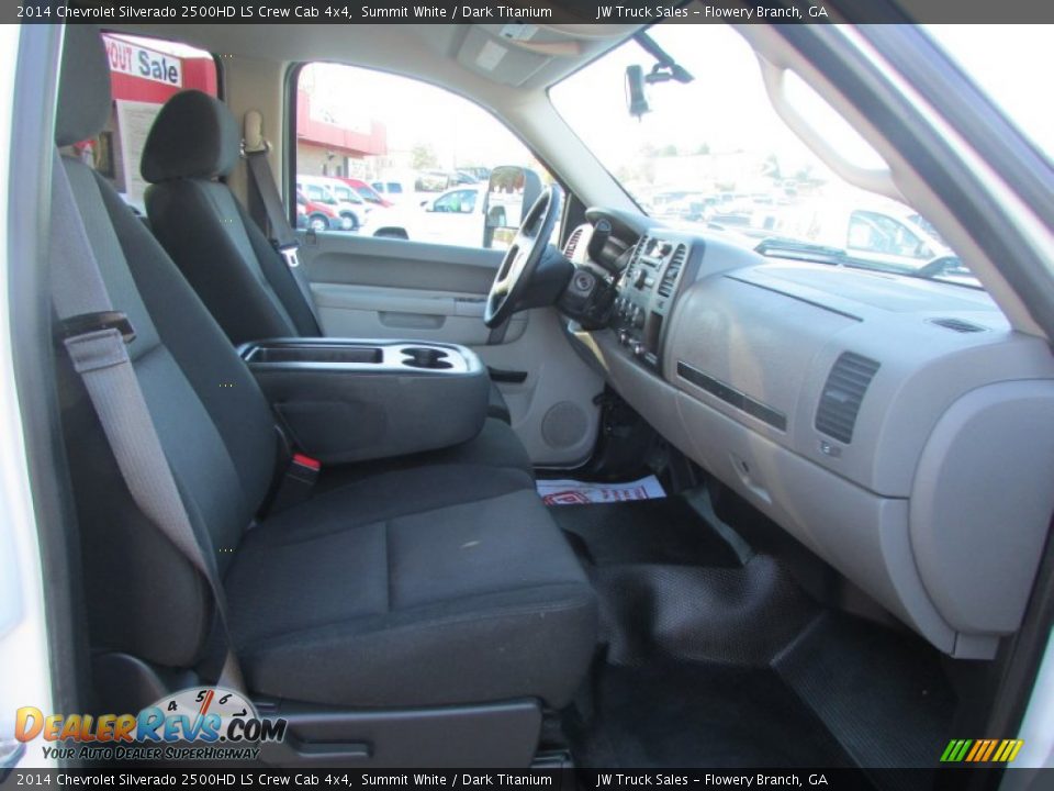 2014 Chevrolet Silverado 2500HD LS Crew Cab 4x4 Summit White / Dark Titanium Photo #16