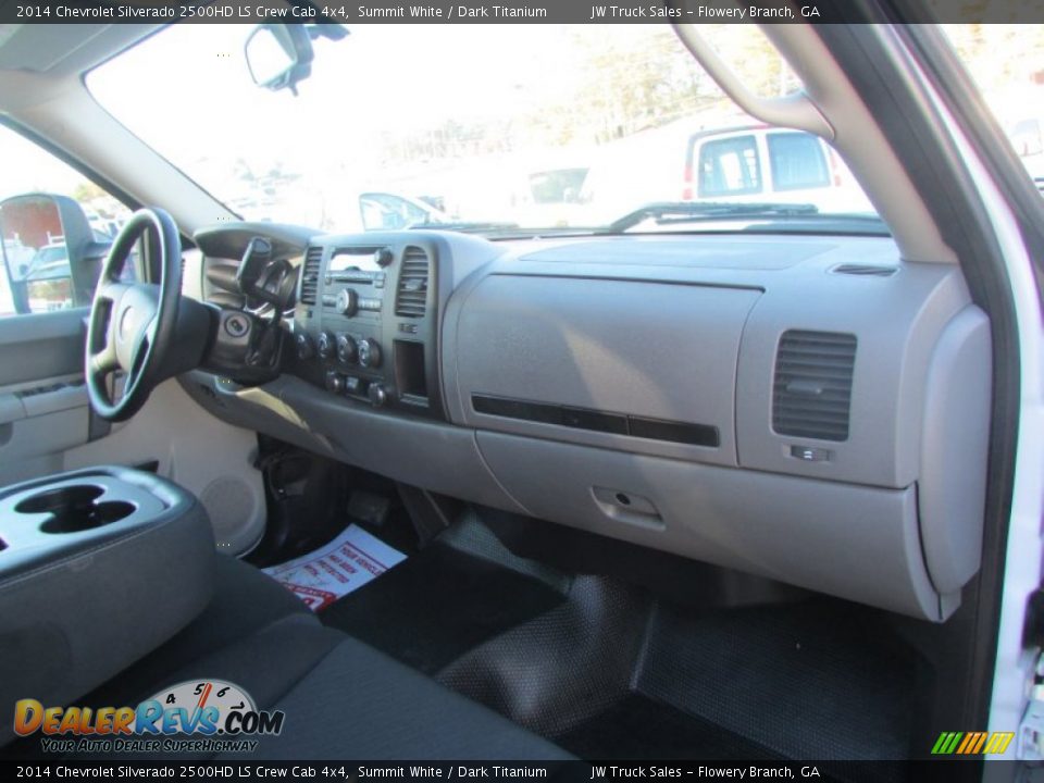 2014 Chevrolet Silverado 2500HD LS Crew Cab 4x4 Summit White / Dark Titanium Photo #17