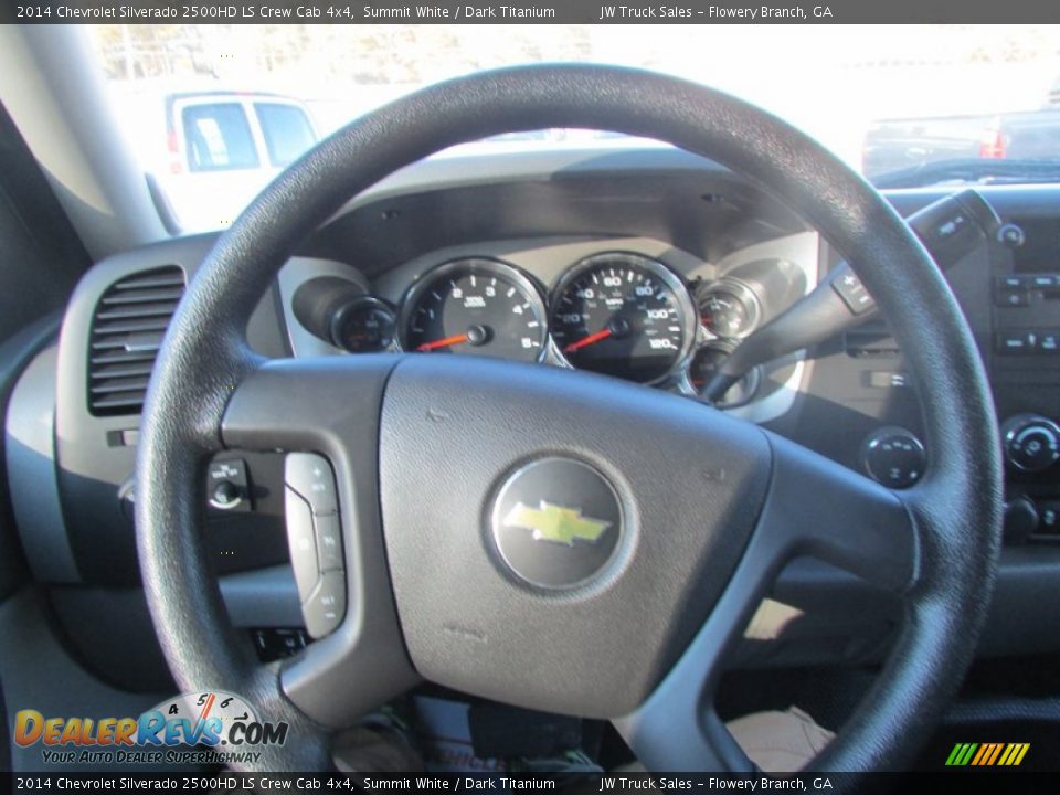 2014 Chevrolet Silverado 2500HD LS Crew Cab 4x4 Steering Wheel Photo #25