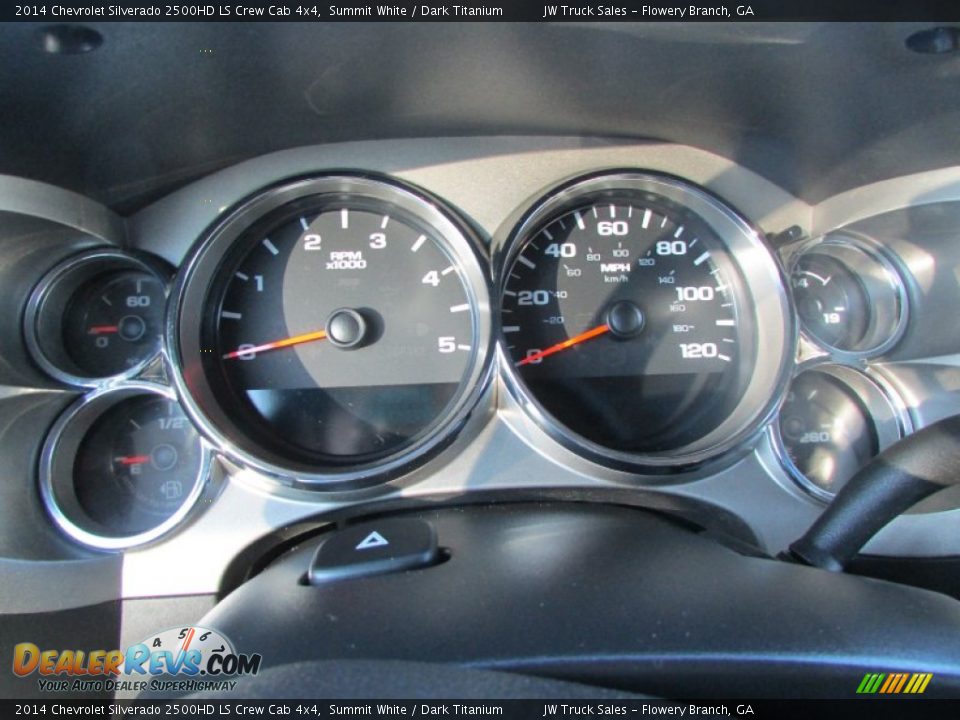 2014 Chevrolet Silverado 2500HD LS Crew Cab 4x4 Gauges Photo #26