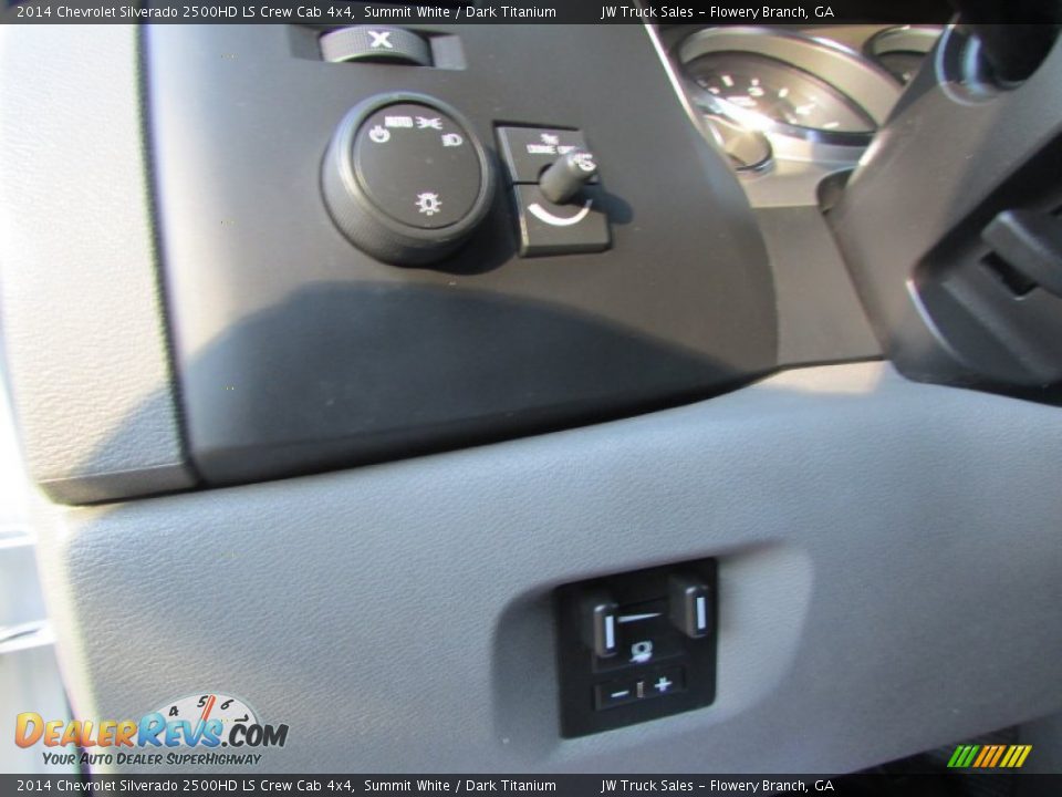 2014 Chevrolet Silverado 2500HD LS Crew Cab 4x4 Summit White / Dark Titanium Photo #29