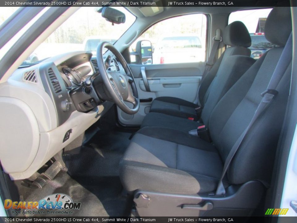 2014 Chevrolet Silverado 2500HD LS Crew Cab 4x4 Summit White / Dark Titanium Photo #33