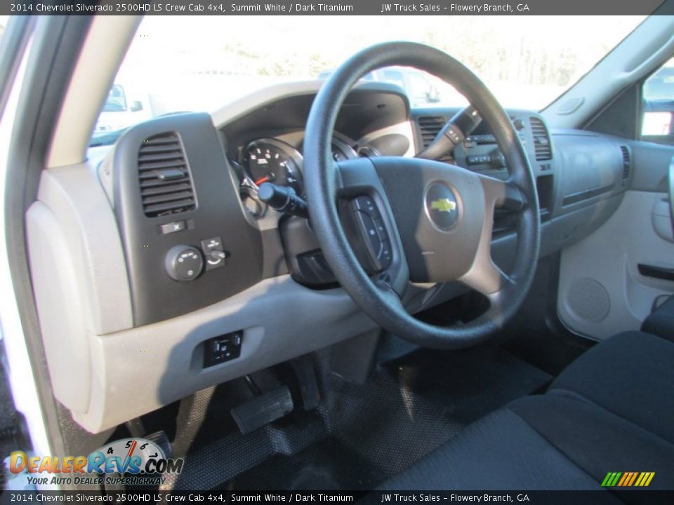 2014 Chevrolet Silverado 2500HD LS Crew Cab 4x4 Summit White / Dark Titanium Photo #34