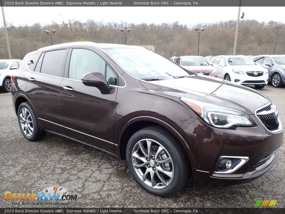2020 Buick Envision Essence AWD Espresso Metallic / Light Neutral Photo #3