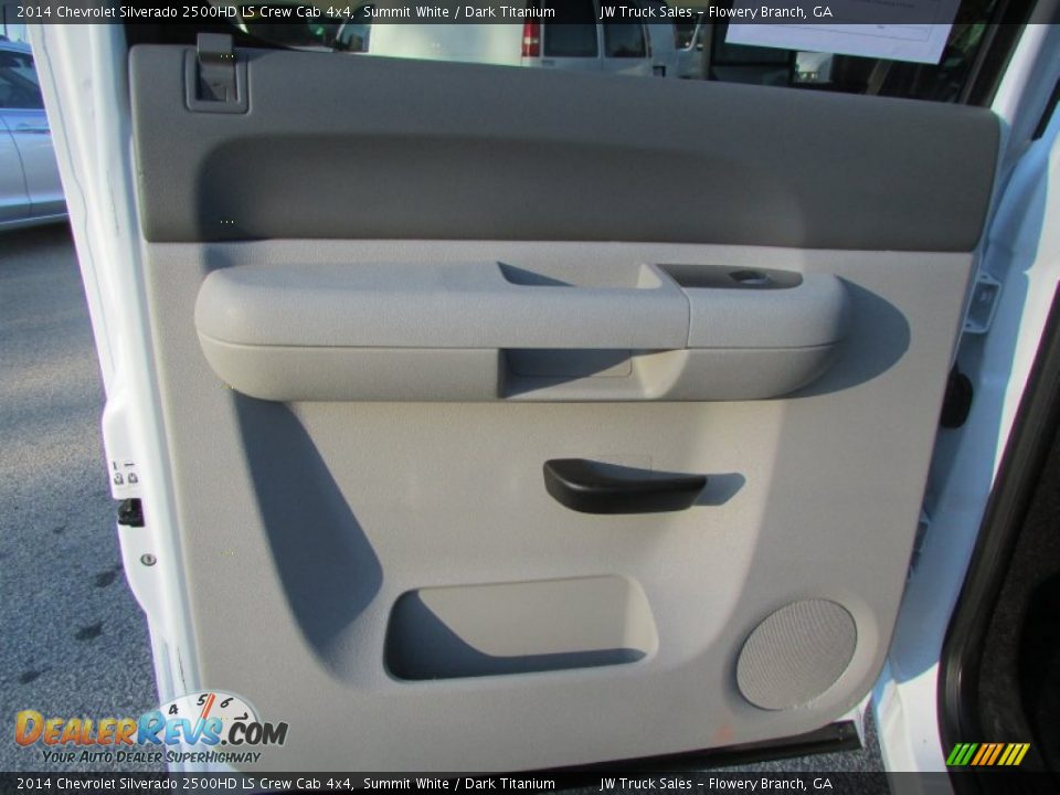 2014 Chevrolet Silverado 2500HD LS Crew Cab 4x4 Summit White / Dark Titanium Photo #35