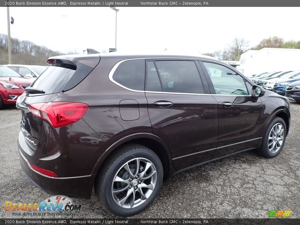 2020 Buick Envision Essence AWD Espresso Metallic / Light Neutral Photo #5