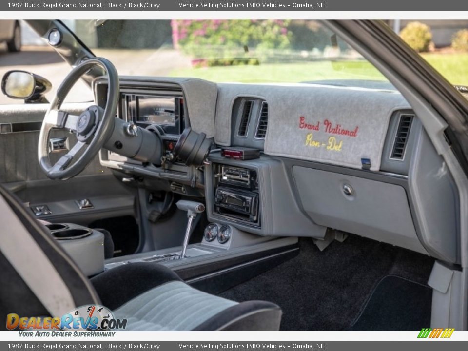 1987 Buick Regal Grand National Black / Black/Gray Photo #31