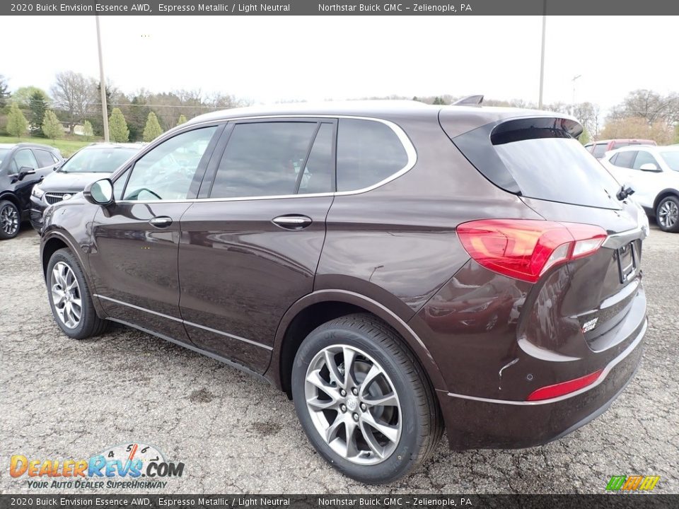 2020 Buick Envision Essence AWD Espresso Metallic / Light Neutral Photo #8