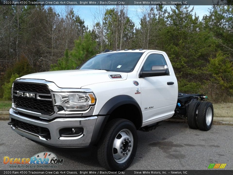 2020 Ram 4500 Tradesman Crew Cab 4x4 Chassis Bright White / Black/Diesel Gray Photo #2