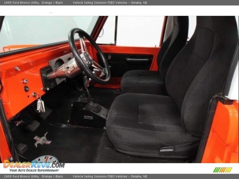 1966 Ford Bronco Utility Orange / Black Photo #3