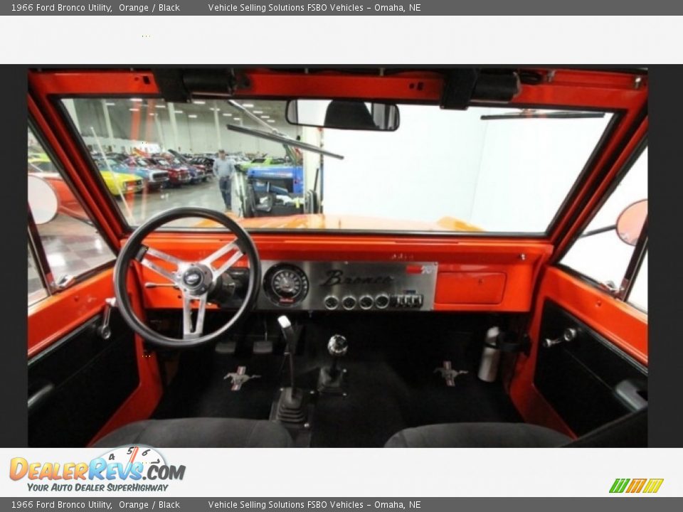 1966 Ford Bronco Utility Orange / Black Photo #4