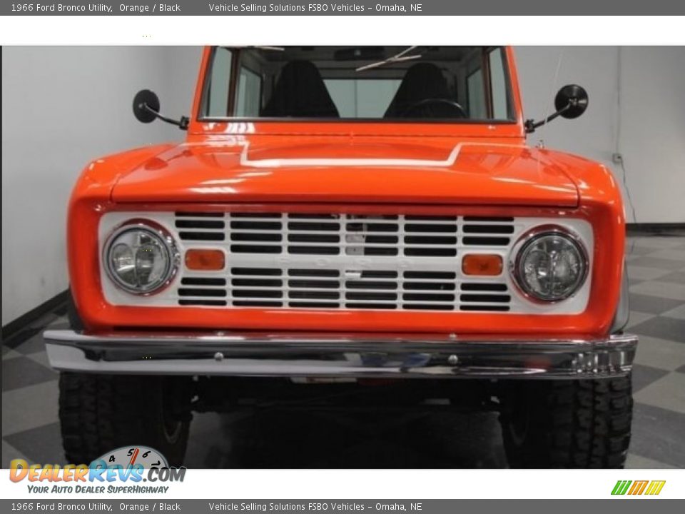 1966 Ford Bronco Utility Orange / Black Photo #5