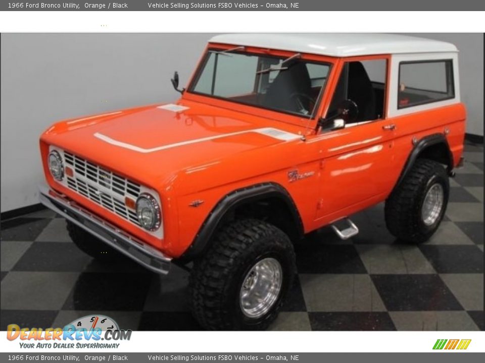 Orange 1966 Ford Bronco Utility Photo #6