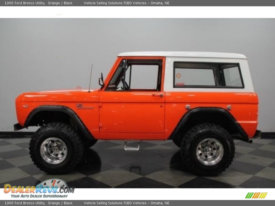 Orange 1966 Ford Bronco Utility Photo #7