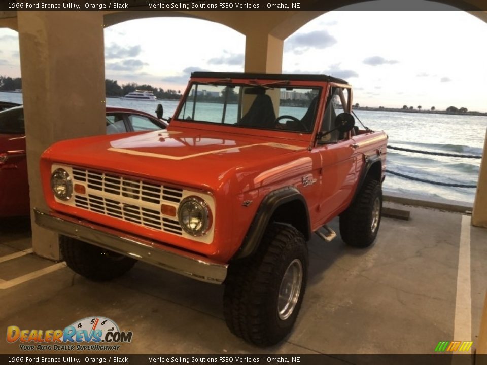 Orange 1966 Ford Bronco Utility Photo #9