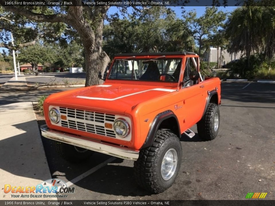 Orange 1966 Ford Bronco Utility Photo #10