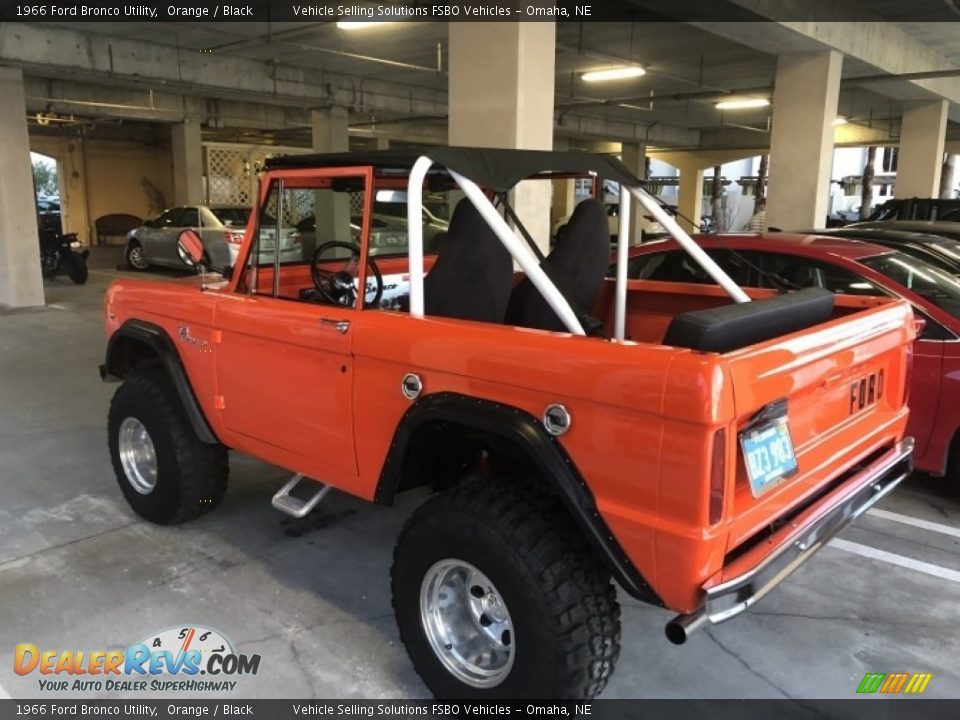 1966 Ford Bronco Utility Orange / Black Photo #11