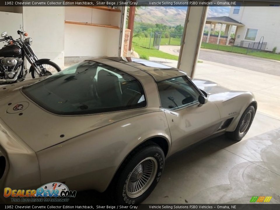 1982 Chevrolet Corvette Collector Edition Hatchback Silver Beige / Silver Gray Photo #2