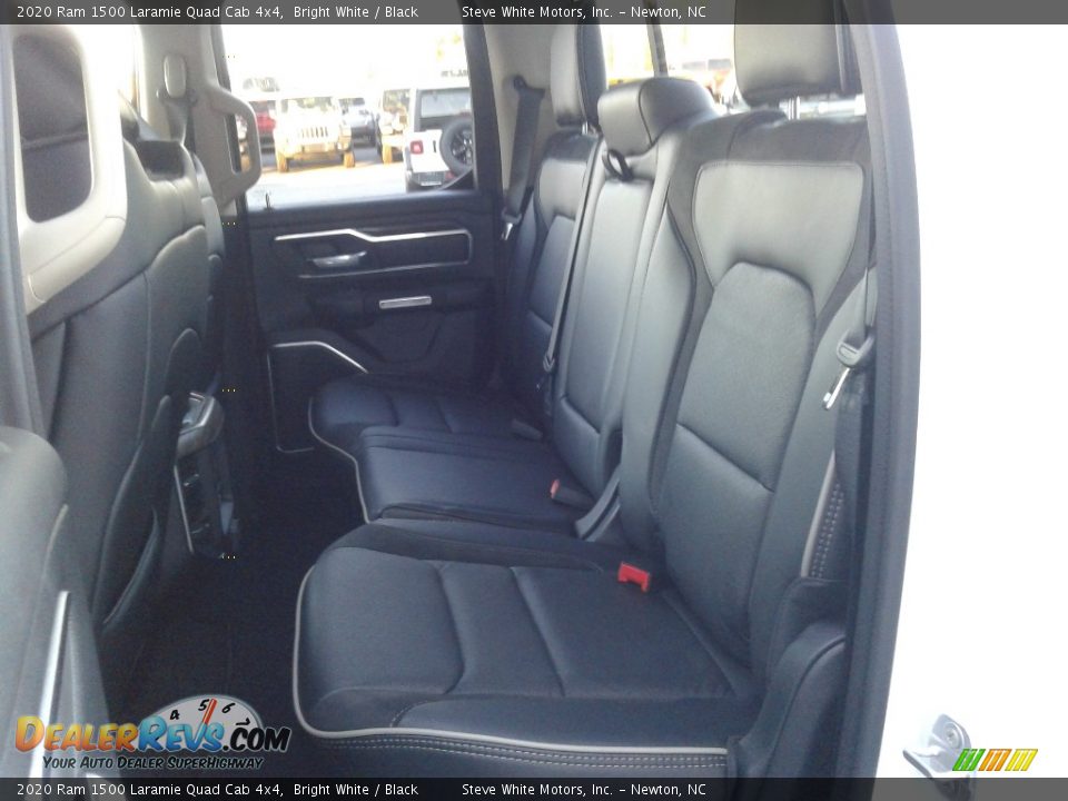 2020 Ram 1500 Laramie Quad Cab 4x4 Bright White / Black Photo #18