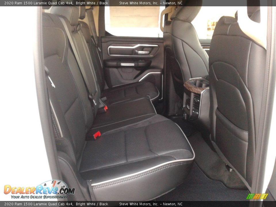 2020 Ram 1500 Laramie Quad Cab 4x4 Bright White / Black Photo #20
