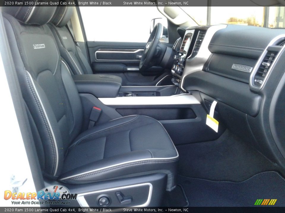 2020 Ram 1500 Laramie Quad Cab 4x4 Bright White / Black Photo #21