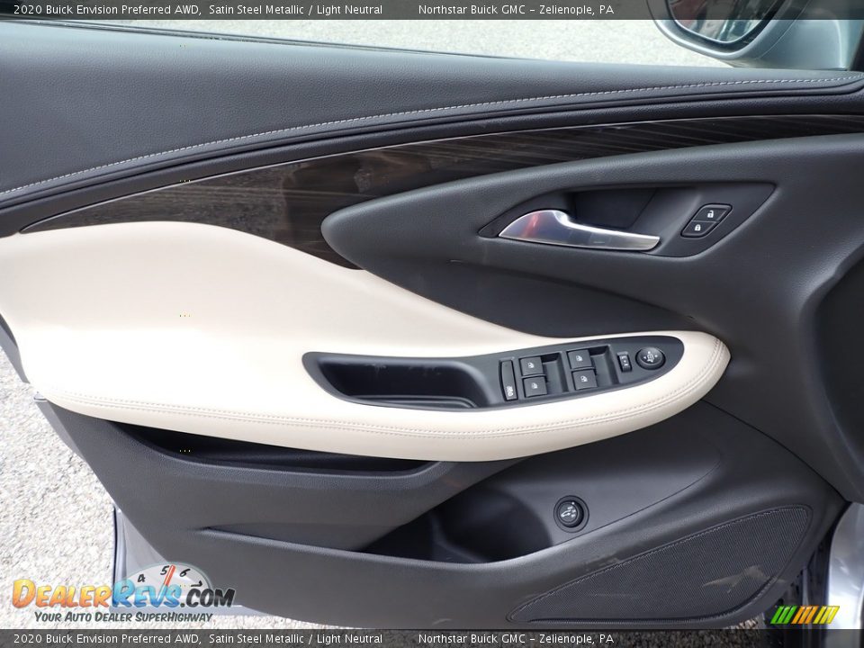 2020 Buick Envision Preferred AWD Satin Steel Metallic / Light Neutral Photo #17