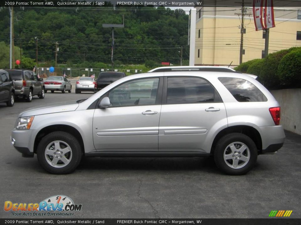 2009 Pontiac Torrent AWD Quicksilver Metallic / Sand Photo #3