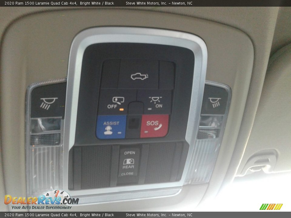 2020 Ram 1500 Laramie Quad Cab 4x4 Bright White / Black Photo #26