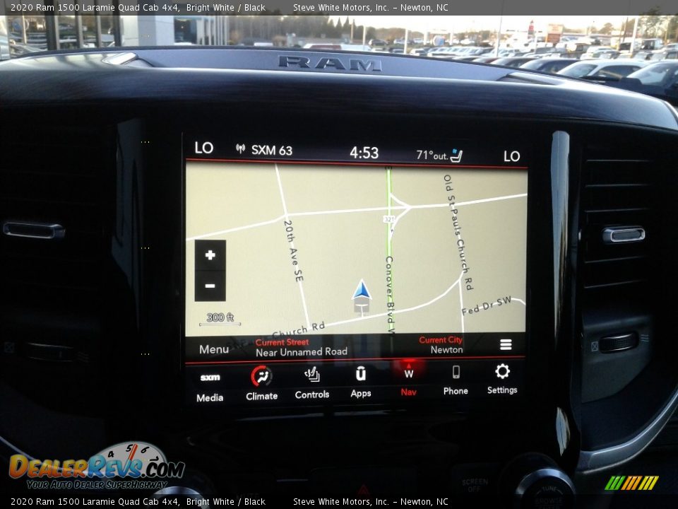 2020 Ram 1500 Laramie Quad Cab 4x4 Bright White / Black Photo #29