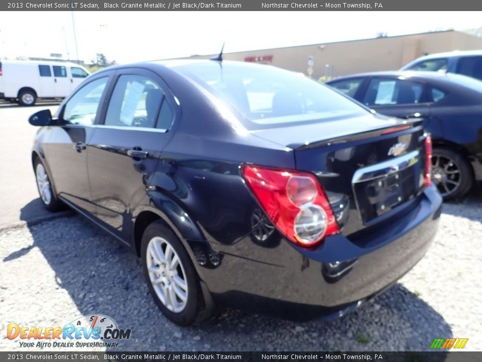 2013 Chevrolet Sonic LT Sedan Black Granite Metallic / Jet Black/Dark Titanium Photo #2
