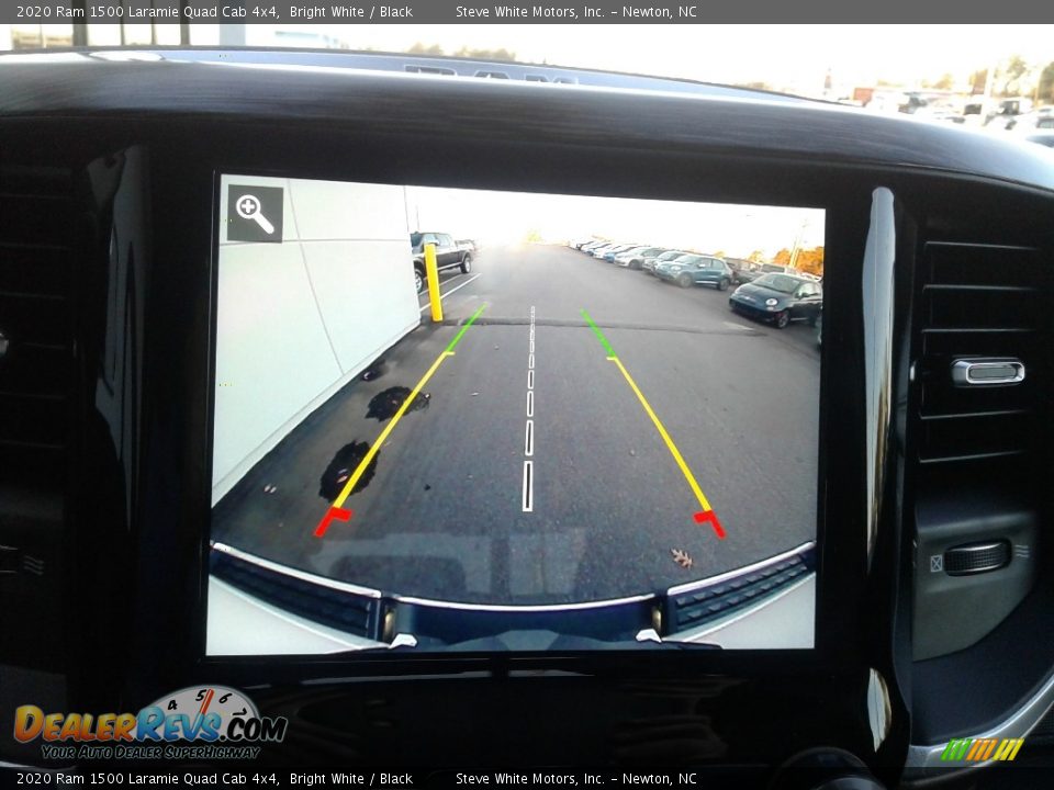 2020 Ram 1500 Laramie Quad Cab 4x4 Bright White / Black Photo #30