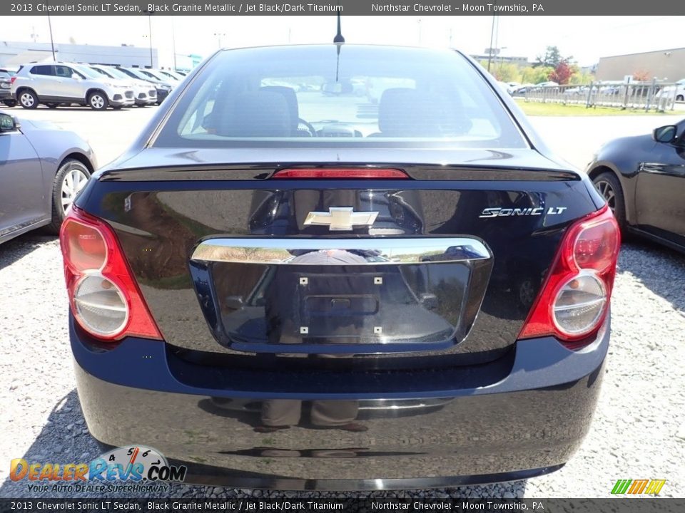 2013 Chevrolet Sonic LT Sedan Black Granite Metallic / Jet Black/Dark Titanium Photo #3