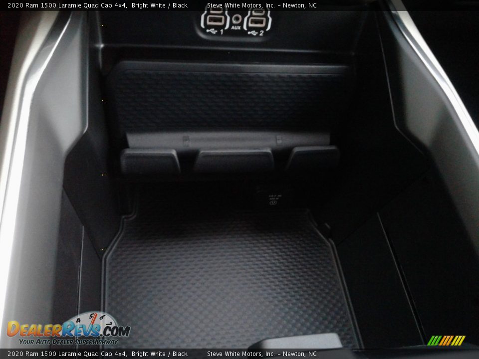 2020 Ram 1500 Laramie Quad Cab 4x4 Bright White / Black Photo #32