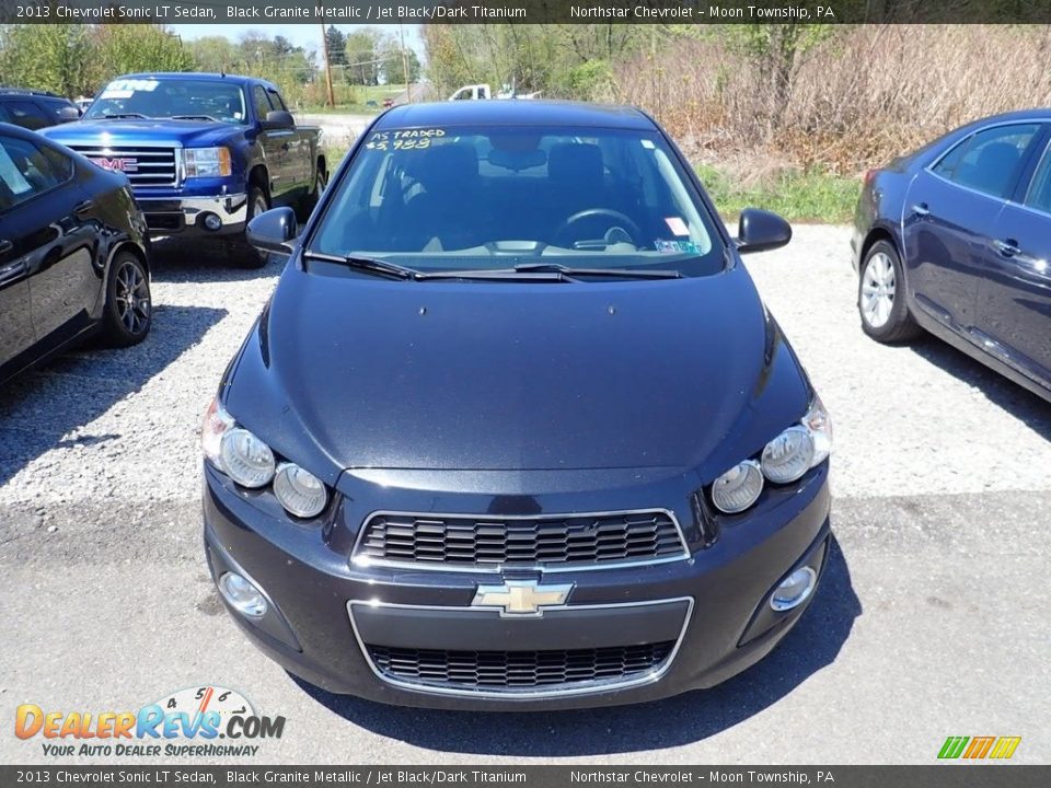 2013 Chevrolet Sonic LT Sedan Black Granite Metallic / Jet Black/Dark Titanium Photo #6
