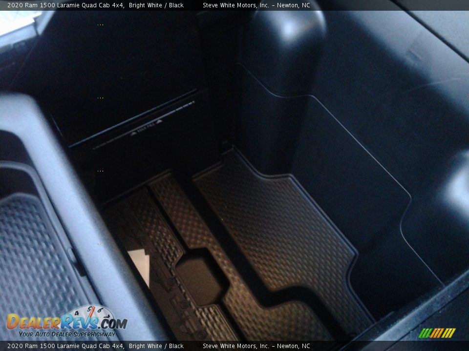 2020 Ram 1500 Laramie Quad Cab 4x4 Bright White / Black Photo #34