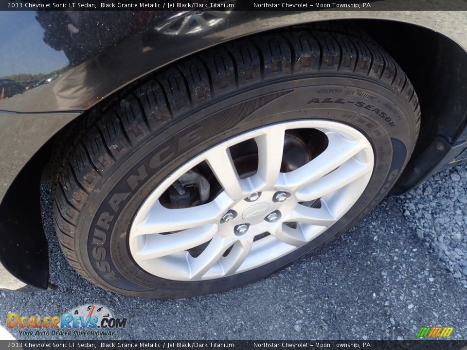 2013 Chevrolet Sonic LT Sedan Black Granite Metallic / Jet Black/Dark Titanium Photo #7
