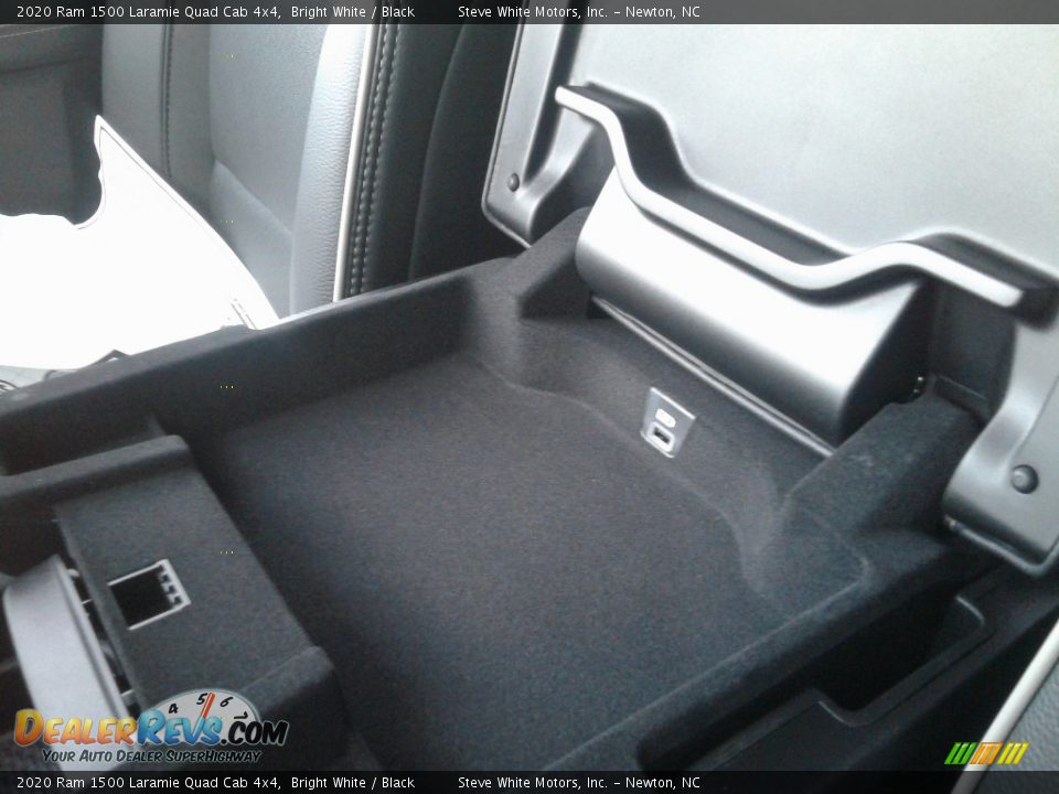 2020 Ram 1500 Laramie Quad Cab 4x4 Bright White / Black Photo #35