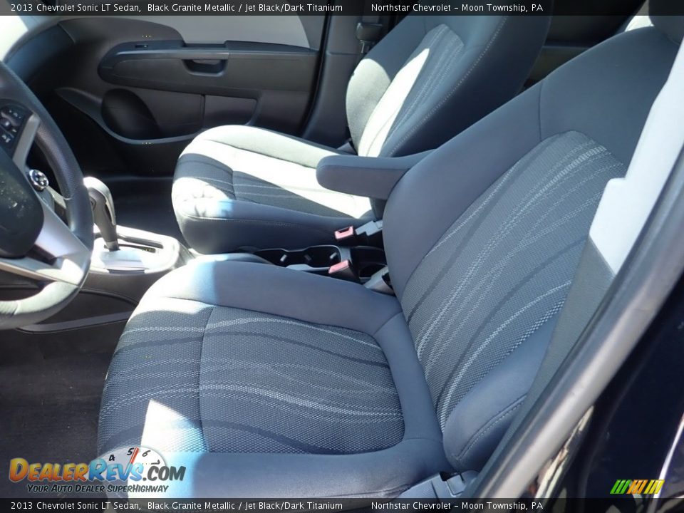 2013 Chevrolet Sonic LT Sedan Black Granite Metallic / Jet Black/Dark Titanium Photo #8