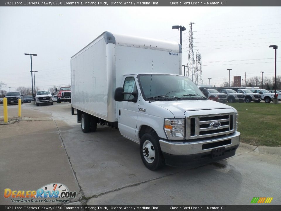 2021 Ford E Series Cutaway E350 Commercial Moving Truck Oxford White / Medium Flint Photo #2