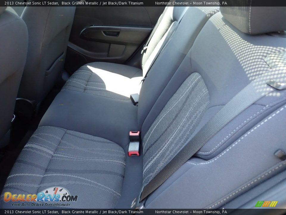2013 Chevrolet Sonic LT Sedan Black Granite Metallic / Jet Black/Dark Titanium Photo #9
