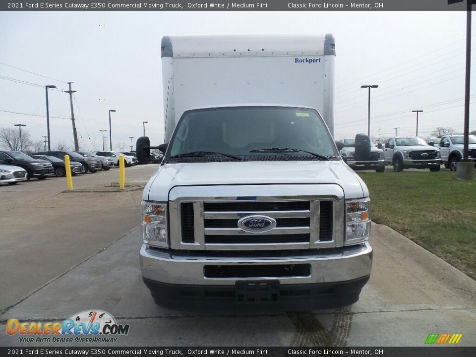 2021 Ford E Series Cutaway E350 Commercial Moving Truck Oxford White / Medium Flint Photo #3