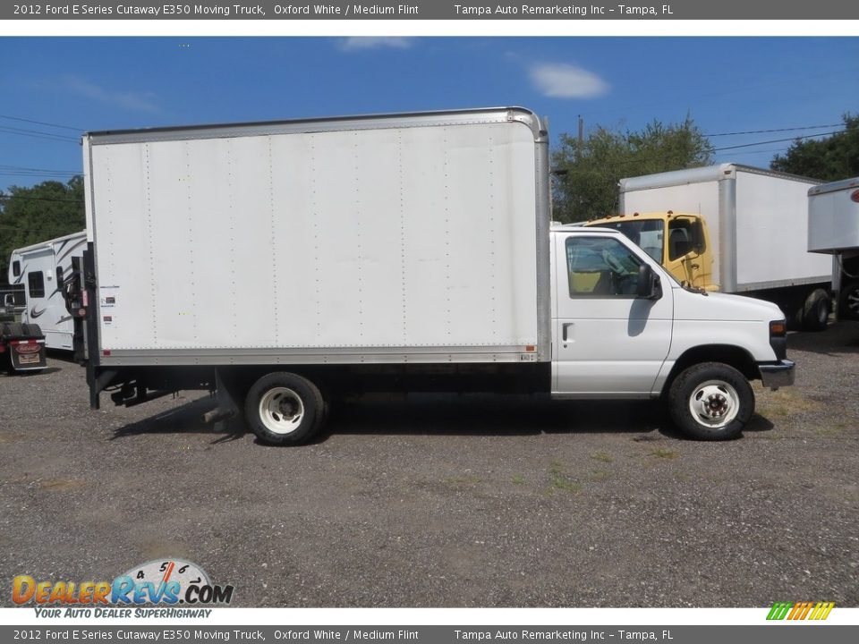 2012 Ford E Series Cutaway E350 Moving Truck Oxford White / Medium Flint Photo #4