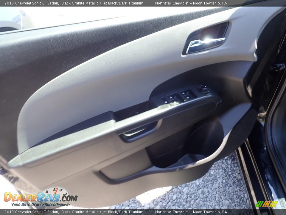 2013 Chevrolet Sonic LT Sedan Black Granite Metallic / Jet Black/Dark Titanium Photo #11