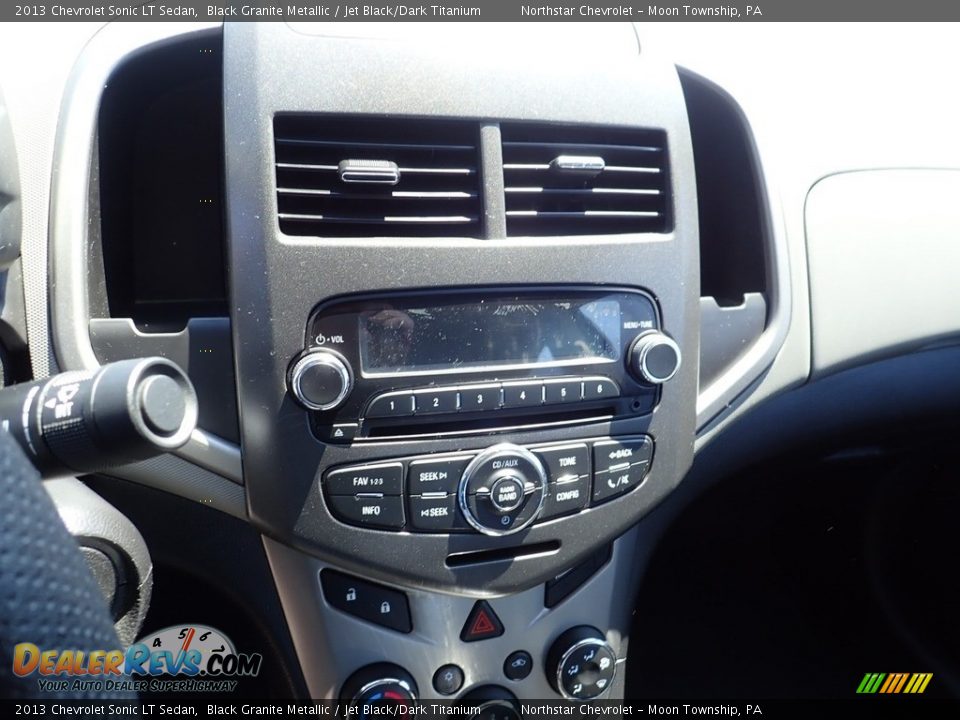 2013 Chevrolet Sonic LT Sedan Black Granite Metallic / Jet Black/Dark Titanium Photo #13