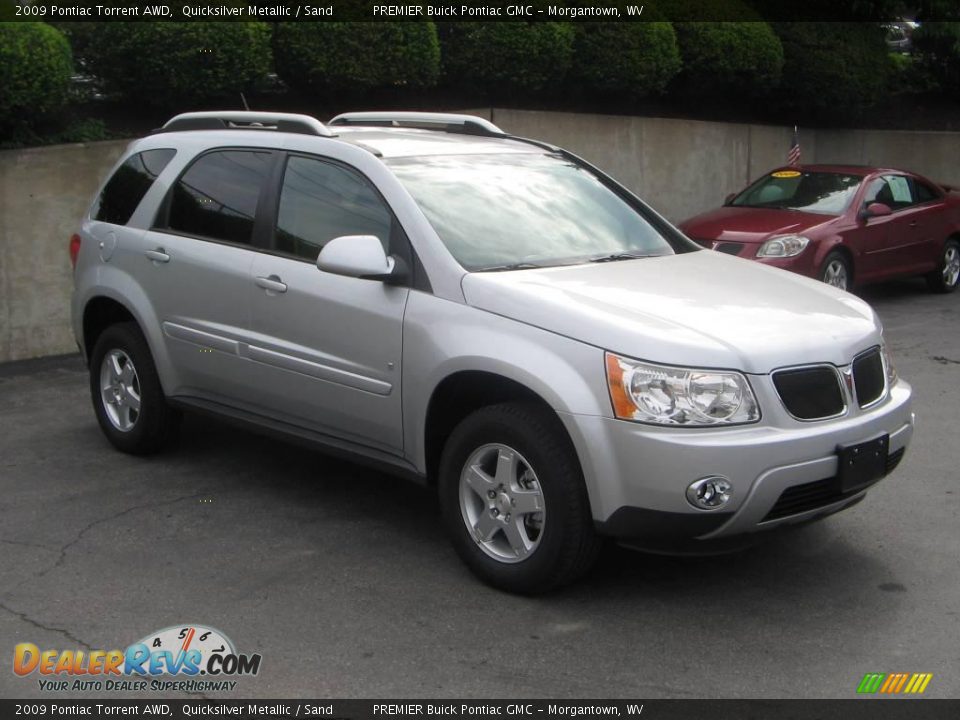 2009 Pontiac Torrent AWD Quicksilver Metallic / Sand Photo #6