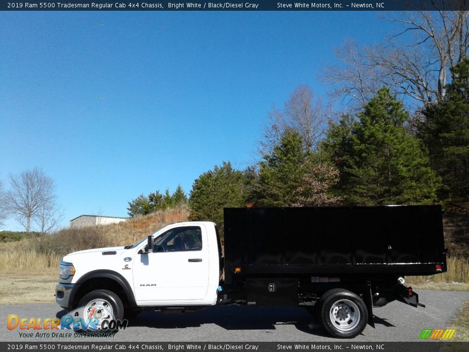 2019 Ram 5500 Tradesman Regular Cab 4x4 Chassis Bright White / Black/Diesel Gray Photo #1