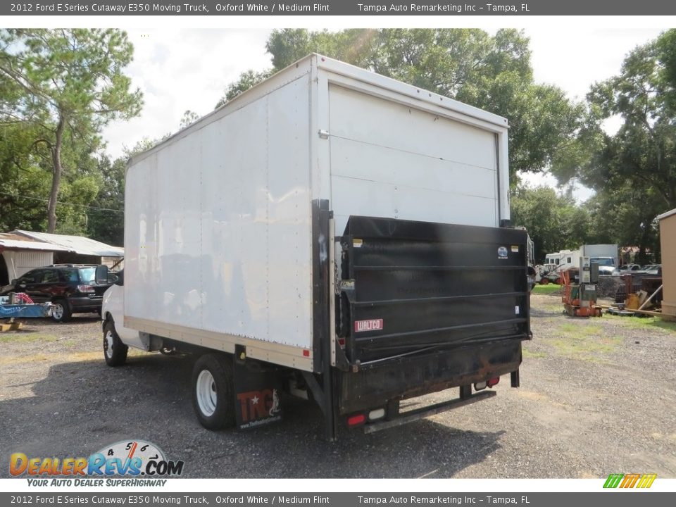 2012 Ford E Series Cutaway E350 Moving Truck Oxford White / Medium Flint Photo #8