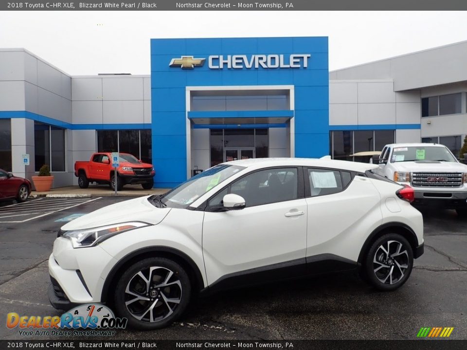 2018 Toyota C-HR XLE Blizzard White Pearl / Black Photo #1