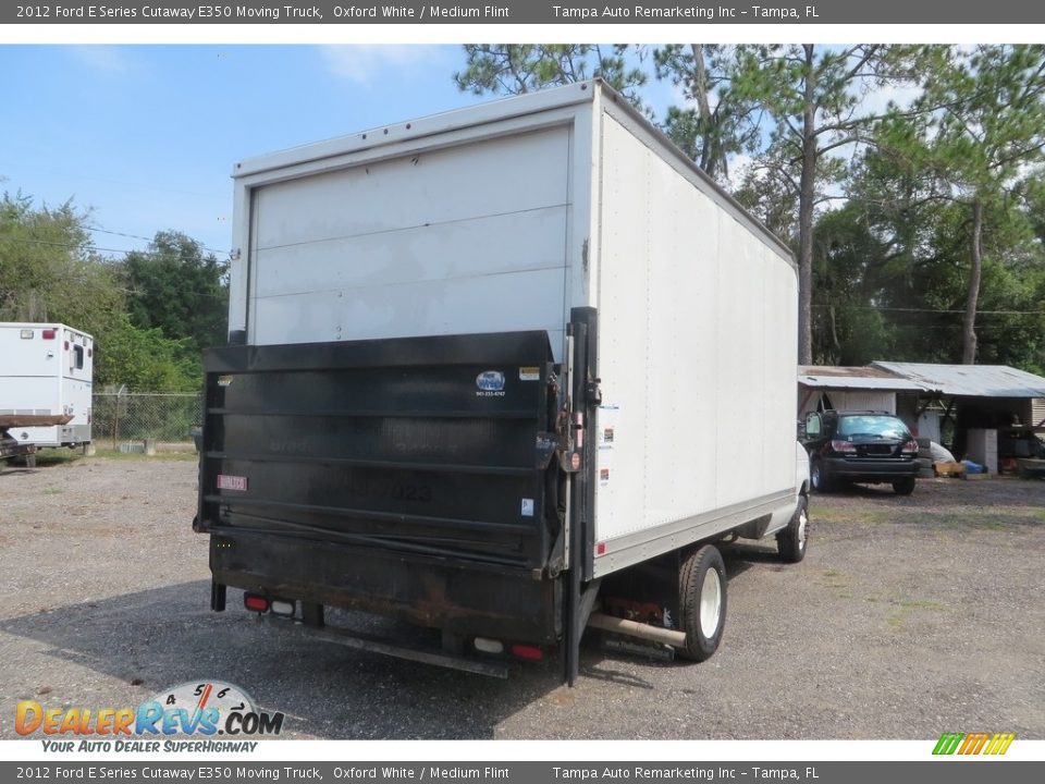 2012 Ford E Series Cutaway E350 Moving Truck Oxford White / Medium Flint Photo #9